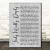 Savage Garden Truly Madly Deeply Rustic Script Grey Song Lyric Print