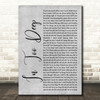 Why Don't We In Too Deep Grey Rustic Script Song Lyric Music Art Print