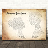 Lewis Capaldi Someone You Loved Man Lady Couple Song Lyric Wall Art Print