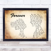 Ben Harper Forever Man Lady Couple Song Lyric Quote Music Print