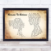 Rod Stewart Reason To Believe Man Lady Couple Song Lyric Quote Print