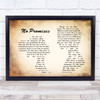 Shawn Mendes No Promises Man Lady Couple Song Lyric Quote Print