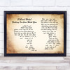 UB40 (I Can't Help) Falling In Love With You Man Lady Couple Song Lyric Print