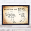 Elvis Presley Can't Help Falling In Love Man Lady Couple Song Lyric Quote Print