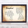 Eva Cassidy Songbird Man Lady Couple Song Lyric Quote Print