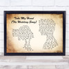 Emily Hackett & Will Anderson Take My Hand (The Wedding Song) Man Lady Couple Song Lyric Print