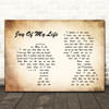 John Fogerty Joy Of My Life Man Lady Couple Song Lyric Print