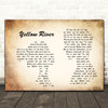 Christie Yellow River Man Lady Couple Song Lyric Print