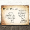 Damien Rice Blowers Daughter Man Lady Couple Song Lyric Print