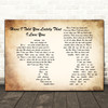 Van Morrison Have I Told You Lately That I Love You Man Lady Couple Lyric Print