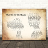 Richard Marx Hold On To The Nights Man Lady Couple Song Lyric Quote Print