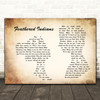 Tyler Childers Feathered Indians Man Lady Couple Song Lyric Quote Print