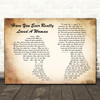 Bryan Adams Have You Ever Really Loved A Woman Man Lady Couple Song Lyric Quote Print