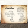 The Jeff Healey Band Angel Eyes Man Lady Couple Song Lyric Music Art Print