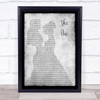 Kodaline The One Lesbian Couple Two Ladies Dancing Grey Song Lyric Print