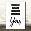 Coldplay Magic Song Lyric Quote Print