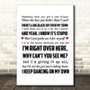 Robyn Dancing On My Own Song Lyric Quote Print