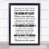 You Are The Reason Calum Scott Song Lyric Quote Print