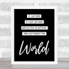 Black Lay Here Forget The World Chasing Cars Song Lyric Quote Print