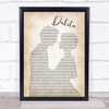 Stereophonics Dakota Man Lady Bride Groom Wedding Song Lyric Quote Print