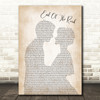 Boyz II Men End Of The Road Man Lady Bride Groom Wedding Song Lyric Quote Print