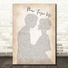 David Gray Please Forgive Me Man Lady Bride Groom Wedding Song Lyric Print