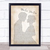 David Guetta feat. Kelly Rowland When Love Takes Over Man Lady Bride Groom Wedding Song Lyric Print