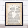 James Just Like Fred Astaire Man Lady Bride Groom Wedding Song Lyric Print