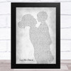 Sam Smith Lay Me Down Mother & Child Grey Song Lyric Music Art Print