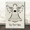 Klangkarussell Sonnentanz (Sun Don't Shine) Music Script Angel Song Lyric Wall Art Print