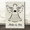 Neil Reid Mother of Mine Music Script Angel Song Lyric Quote Music Print