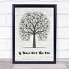 Daniel Bedingfield If You're Not The One Music Script Tree Song Lyric Print