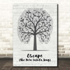 Rupert Holmes Escape (The Piña Colada Song) Music Script Tree Song Lyric Print