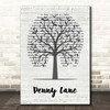 The Beatles Penny Lane Music Script Tree Song Lyric Print