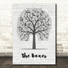 Simon & Garfunkel The Boxer Music Script Tree Song Lyric Wall Art Print