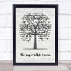 Matt Monro The Impossible Dream Music Script Tree Song Lyric Quote Music Print