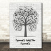 Queen Friends Will Be Friends Music Script Tree Song Lyric Quote Music Print