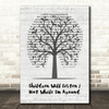 Into the Woods Children Will Listen Not While I'm Around Music Script Tree Song Lyric Music Art Print
