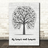 Dustin Kensrue Of Crows and Crowns Music Script Tree Song Lyric Music Art Print