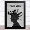 Go Cat Go Please Mama Please Musical Instrument Mohawk Song Lyric Music Art Print