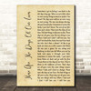 Queen These Are The Days Of Our Lives Rustic Script Song Lyric Print