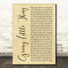 Beres Hammond Groovy Little Thing Rustic Script Song Lyric Print
