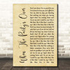 Billie Eilish When The Party's Over Rustic Script Song Lyric Print