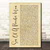 Dusty Springfield Son Of A Preacher Man Rustic Script Song Lyric Print