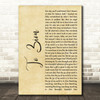 Lauryn Hill To Zion Rustic Script Song Lyric Wall Art Print