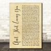 Beres Hammond & U Roy Ain't That Loving You Rustic Script Song Lyric Wall Art Print