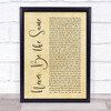Camila Cabello Never Be the Same Rustic Script Song Lyric Quote Music Print