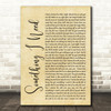 OneRepublic Something I Need Rustic Script Song Lyric Quote Music Print