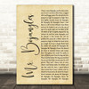 Sammy Davis Jr Mr. Bojangles Rustic Script Song Lyric Quote Music Print