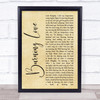 Elvis Presley Burning Love Rustic Script Song Lyric Quote Print
